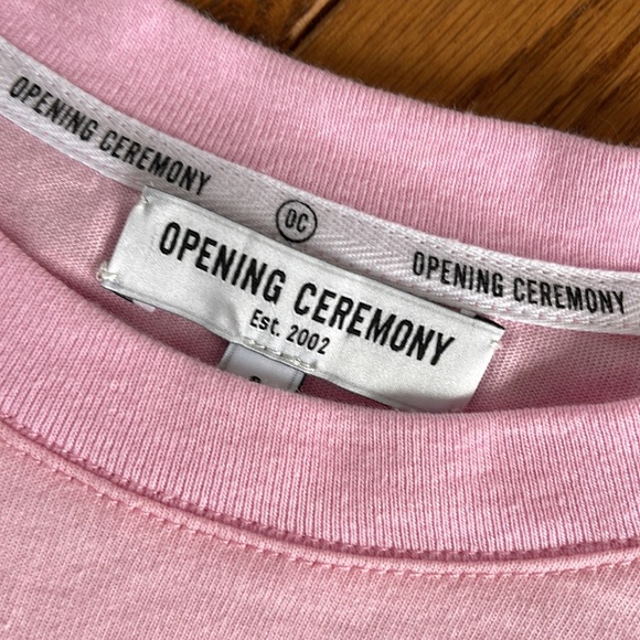 Size small Opening Ceremony pink crop top - Picture 3 of 4